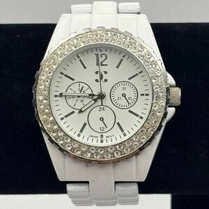 White Crystal Watch